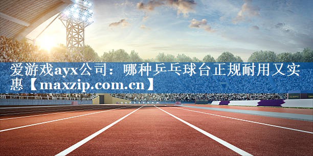 哪种乒乓球台正规耐用又实惠 哪种乒乓球台正规耐用又实惠